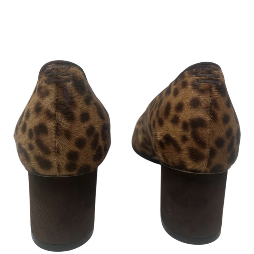 New Sarah Flint Perfect Emma Chocolate Leopard Haircalf Pointed Toe 50mm Pumps 8 - Picture 7 of 15